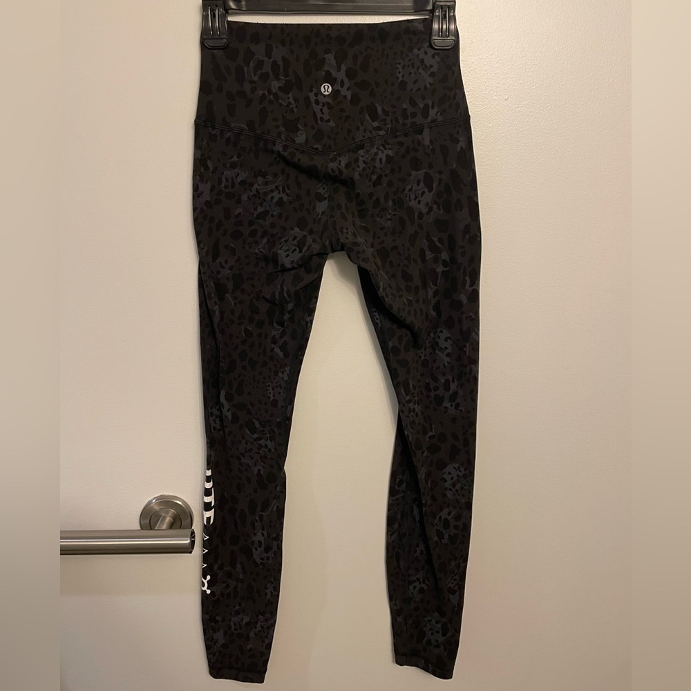 Black Patterned Leggings